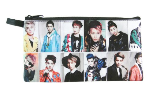 EXO Boy Band Kpop Pencil Case Bag (#028)