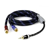 ZY HIFI Cable HIFI cable 3.5mm to AV RCA Audio Adapter Cable for iPod/...
