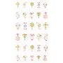 Nail - Epoxy - Sticker - Karte mit 30 Stck. Nr. 05&hellip von Eubecos