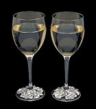 Arthur Court Grape Wreath Wine Glass