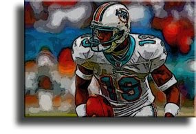 Completely Handpainted American Football Sport Painting, Custom Order FL3261, Oil on Canvas, with Option to Paint Jerry, Brett & Co. from Any Other Favorite Photograph or Picture, Unframed, Size 18