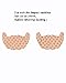 Braza Adhesive Strapless Bra,Beige,B