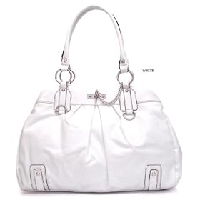 Double Stitch Handbag/Tote - White