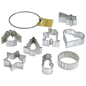 Kaiser Set 8 stampi grandi per tagliare l'impasto Kaiser Set 8 stampi grandi per tagliare l'impasto