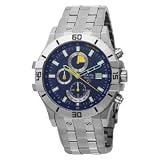 Bulova #96B115 Men's Marine Star Blue Dial Chronograph Watch