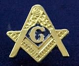 Thumbnail image for Square & Compasses Masonic Freemason Lapel Pin 3/4″
