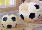 Children Soccerball Chair and Ottoman