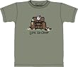 Hangover - Life is Crap T-Shirt 100% Cotton Short Sleeve Shirt for Over Drinkers fits Adults