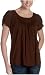 Jordache Women's Polka Dot Baby Doll Top