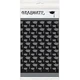 Classic Graduation Plastic Tablecloth, 84" x 54"