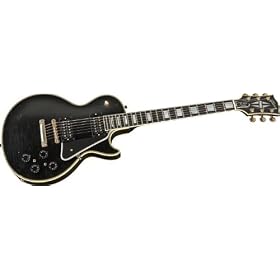 Gibson Custom Mick Jones Les Paul Custom Electric Guitar-Antique Ebony Sale