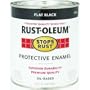 Rust-Oleum 7779730 Protective Enamel 1/2 Pint High Gloss Oil Base Paint, Black