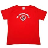 Los Angeles Angels of Anaheim Women's Peace T-shirt by Soft As A Grape
