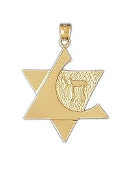 CleverEves 14k Gold Pendant Jewish 4.8 - Gram(s)