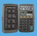 Fisherbrand Solar-Powered, Big-Digit Calculator; 4-1/4L x 2-3/8W x 1/4 in.H; w/pocket carrying case