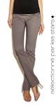 Envie de Fraises - Pantalon slim taup...