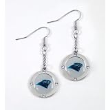 NFL Carolina Panthers Crystal Dangle Earrings