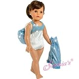 Gymnastics Leotard, Jacket, and Bag. Fits 18