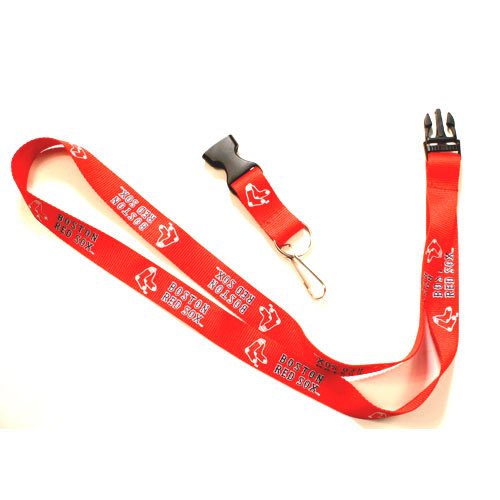 Boston Red Sox MLB Licensed Lanyard Detachable Keychain
