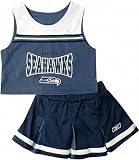 Seattle Seahawks NFL Youth Size Medium (5/6) 2 Piece Sleeveless Cheerleader Uniform Costume - NFL Authentic and NEW at Amazon.com