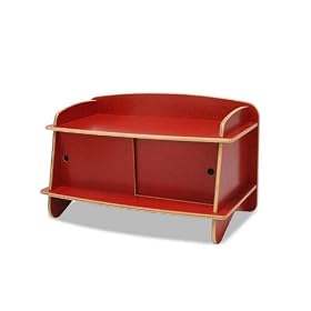 Eco-friendly Kid's Storage Unit - Surfin Kids Fire Finish by Ecotots
