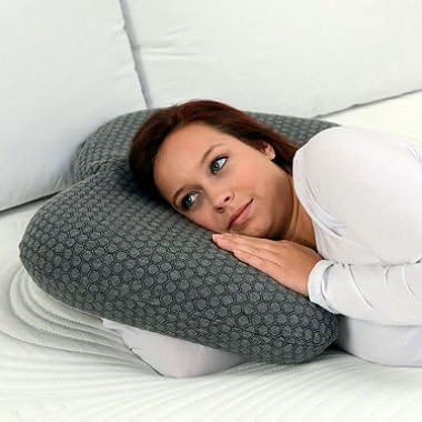 (Ship from USA) The Sharper Image Body Arc Gel Memory Foam Pillow Comfort support - Brand New .PACKNO-FWEGB41S-1GH6016