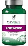 Vet's Best Aspirin Free Aches & Pains Formula Chewable Tablets, 50 Count