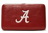 Alabama Crimson Tide Licensed Embroidered Red Flat Wallet