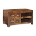 Cube Sheesham LCD/Plasma TV Video Cabinet Stand With 4 Drawers and 2 Shelfs Hardwood Furniture