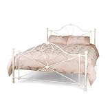 Serene Lyon 4ft Small Double Bed Frame Ivory
