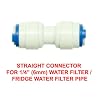 1/4" Pushfit Straight Connector for Water Pipe