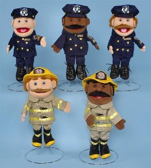 Childrens Toyshop  Toys : Fireman Glove Puppet (L1301)