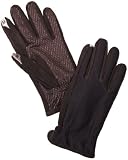 Isotoner Smartouch Fleece With Tech Fabric Diamond Palm Grip Men's Gloves