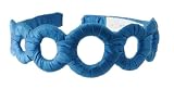 L. Erickson USA 100% Sand Washed Silk Wrapped Circles Headband-Pacific