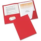 Avery Two-Pocket Folders, Red, Pack of 25 (47979)