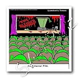 Londons Times Funny Animals Cartoons - Frog Horror Film - Water Bottles