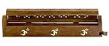 Wooden Coffin Incense Burner - Om Symbol 12