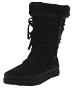 VOLATILE Toronto Womens Warm Lined Boots Shoes Black Fuzzy Zip-Up Lace-Up Suede Leather Fur