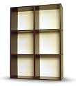 Way Basics Tribeca Eco-Friendly Modern 3-Shelf Bookcase with Adjustable Dividers, Espresso Wood Grain