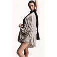 Short Sleeve Bubble Dress w/ Shirring Granite