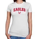 NCAA Eastern Washington Eagles Ladies White Logo Arch Slim Fit T-shirt