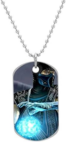 Mortal Kombat Custom Unique Oval Dog Tag Pet Tag Necklace Pendant