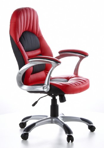 chair office chair RACER 200 art leather red / black (THE ORIGINAL ONE ...