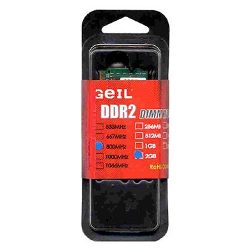G.E.I.L. PC2-6400 Arbeitsspeicher 2GB (800 MHz, 200-polig) DDR2-RAM Kit Preisvergleich
