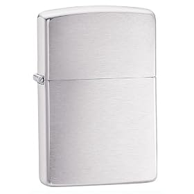 Zippo Brushed Chrome Pocket Lighter