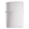 Zippo Benzin Feuerzeug Chrom Standard geb�rstet Regular Sturmfeuerzeug