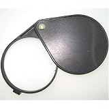 SE Folding Pocket Magnifier, 6X 2.5" Glass Lens