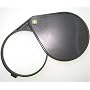6X POCKET MAGNIFIER only 1/2" thick + PLASTIC SHEATH