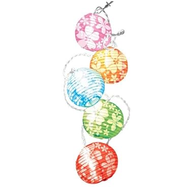 Product Image Lantern Set with White Hibiscus