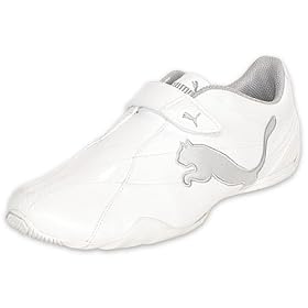 PUMA Women's Jiyu Casual Shoe, White/Silver